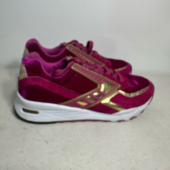 Brooks Maroon Velvet/Black Gold Running Shoe Sneaker 1102051D662 SZ 8 - Picture 2 of 8